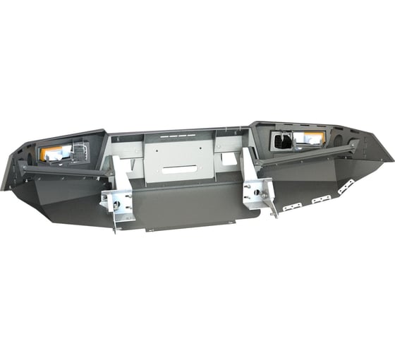 Бампер силовой передний STC Toyota Fortuner 2015+ с противотуманными фарами STC-TF15-BF-L1