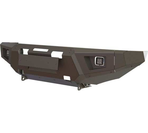 Бампер силовой передний STC Nissan Patrol Y61 1997-2004 с противотуманными фарами STC-NPY61-BF-L1