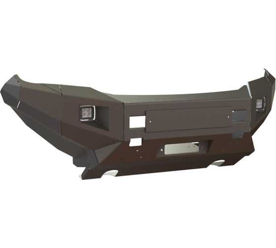Бампер силовой передний STC Toyota Hilux 2015-2020 с противотуманными фарами STC-TH15-BF-L1 1