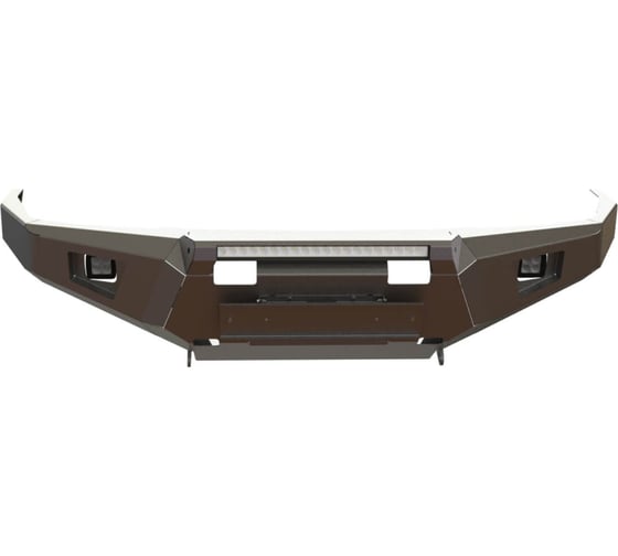 Бампер силовой передний STC тип Revo Toyota Land Cruiser Prado 95 с защитной дугой, противотуманными фарами и балкой дальнего света STC-TLCP95-BFR-C1-L1L4