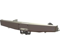 Бампер силовой задний STC Mitsubishi L200 2006-2013 с квадратом под фаркоп, площадкой под лебедку STC-ML200/06-BR-W