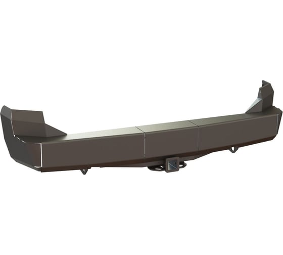 Бампер силовой задний STC Mitsubishi Pajero Sport 1996-2008 с квадрат под фаркоп STC-MPS1-BR 1