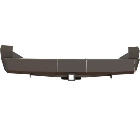 Бампер силовой задний STC Mitsubishi Pajero Sport 1996-2008 с квадрат под фаркоп STC-MPS1-BR
