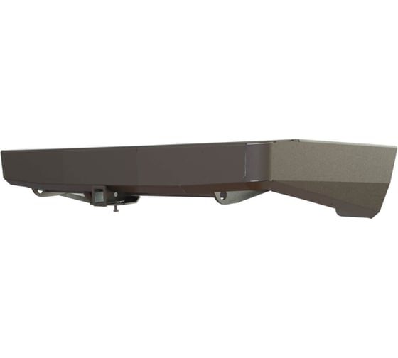 Бампер силовой задний STC Mitsubishi Pajero Sport 2008-2015 c квадратом под фаркоп STC-MPS2-BR