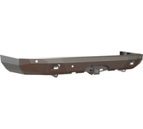 Бампер силовой задний STC тип Revo Toyota Land Cruiser Prado 150 2009-2017 с квадратом под фаркоп и фарами заднего хода STC-TLCP150-BRR-L3