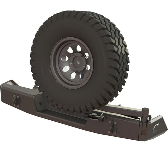 Бампер силовой задний STC Toyota Tundra 2013-2021 калитка справа STC-TT13-BR-C2 1