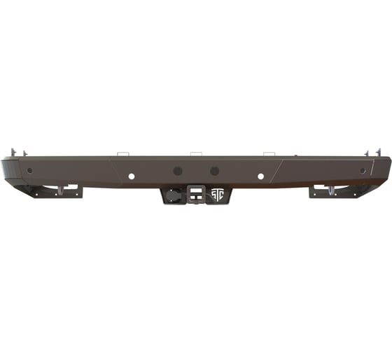 Бампер силовой задний STC Toyota Land Cruiser 200 2015+ с квадратом под фаркоп STC-TLC200/15-BR