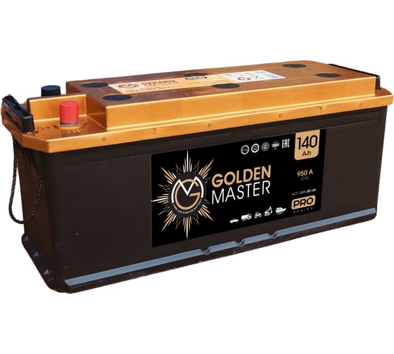 АКБ GOLDEN MASTER pro 6СТ-140 (R)-(4) 950A 514x175x210 мм 4657819154866