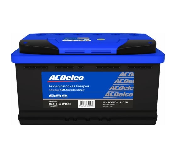 Аккумулятор ACDelco GM Advantage EFB 6СТ-110 LЗ (R) Обратная Полярность 19380011
