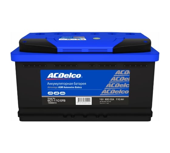 Аккумулятор ACDelco GM Advantage EFB 6СТ-110 LЗ Прямая Полярность 19380010