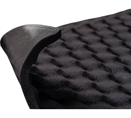 Акустический поролон самоклеящийся Sonox PRO 15 Black (Виолон Well) шумоизоляция SGM SGM-SNX-PRO-B-1
