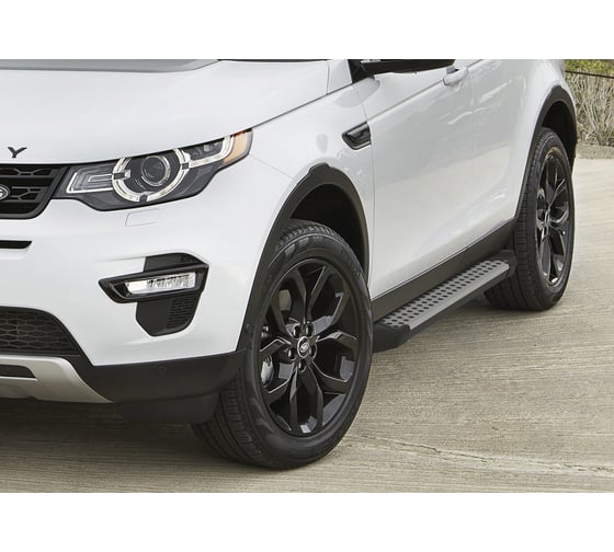 Пороги на автомобиль Rival Bmw-Style круг для Land Rover Discovery Sport 2014-2019 г.в., 180 см, 2 шт., алюминий D180AL.3103.1