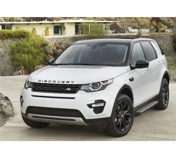 Пороги на автомобиль Rival Bmw-Style круг для Land Rover Discovery Sport 2014-2019 г.в., 180 см, 2 шт., алюминий D180AL.3103.1
