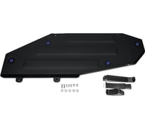 Защита топливного бака Rival для Lexus LX III рестайлинг 2012-2015-2015-н.в./Toyota Land Cruiser 200 рестайлинг 2012-2015-2015-н.в., сталь 1.8 мм, с крепежом 111.9515.1