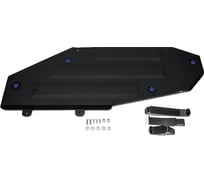 Защита топливного бака Rival для Lexus LX III рестайлинг 2012-2015-2015-н.в./Toyota Land Cruiser 200 рестайлинг 2012-2015-2015-н.в., сталь 3 мм, с крепежом 2111.9515.1.3