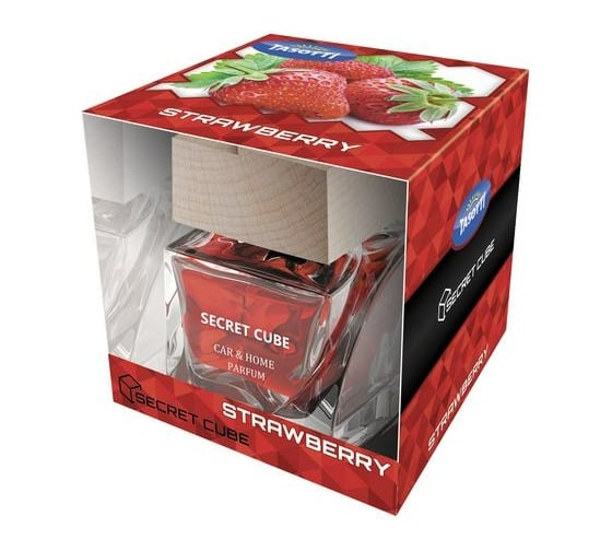 Ароматизатор TASOTTI SECRET CUBE STRAWBERRY духи-спрей 50мл TSC02 1