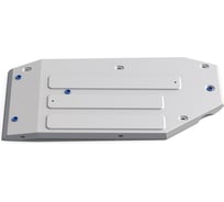 Защита топливного бака Rival для MAN TGE 4WD, RWD (3.180) 2017-н.в./Volkswagen Crafter II 4WD, RWD 2016-н.в., штампованная, алюминий 3 мм, с крепежом 333.5868.1