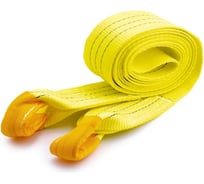 Буксировочный трос TopAuto РОСТРОС ПРЕМИУМ 21 т 2 петли, 5 метров, пакет полиэфир шириной 90 мм 18021