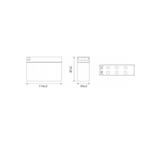 Аккумуляторная батарея Delta CT 12025