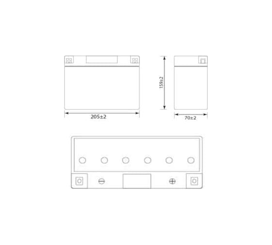 Аккумуляторная батарея Delta CT 1216