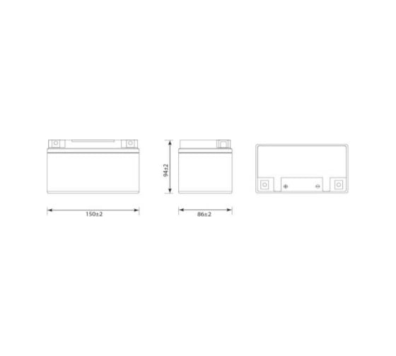 Аккумуляторная батарея Delta CT 1207