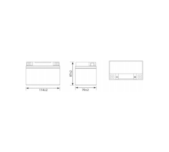 Аккумулятор Delta CT 1204, 4ah