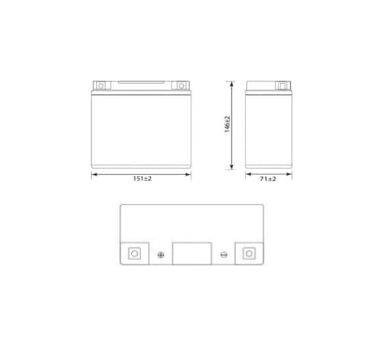 Аккумуляторная батарея Delta CT 1212.2