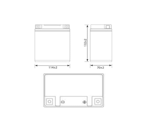 Аккумуляторная батарея Delta CT 1207.1