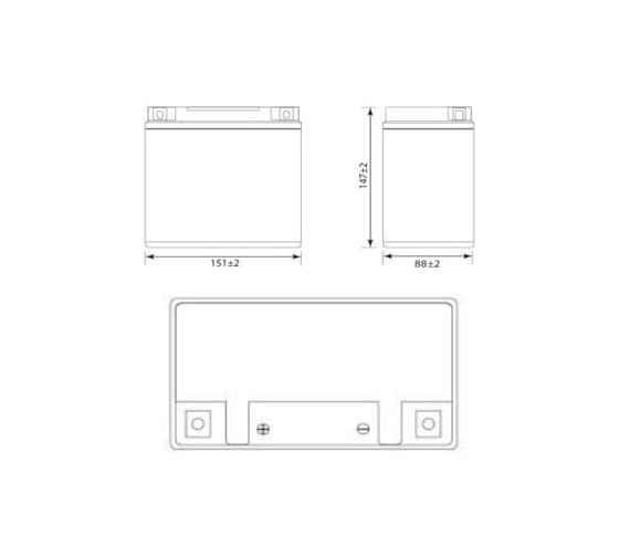 Аккумуляторная батарея Delta CT 1214