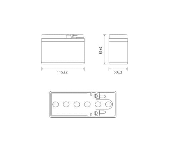 Аккумуляторная батарея Delta CT 12026