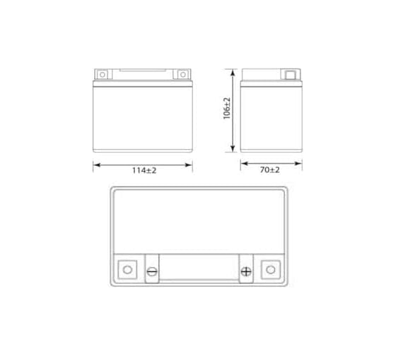 Аккумуляторная батарея Delta CT 1205