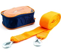 Буксировочный трос TopAuto БУКСИР 10 т 2 крюка, 5 метров, в пакете 5581042