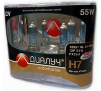 Лампы Диалуч Night Light Xenon Vision Н7 12V 55W PX26d 12557-NL-XV-DUO