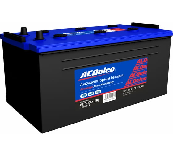 Аккумулятор ACDelco GM Advantage 6СТ-220 LЗ (R) обратная полярность 19380014