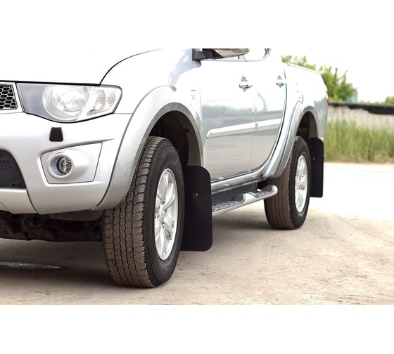 Широкие брызговики Русская Артель с выносом 50мм Mitsubishi L200 2007-2013 BML-044100