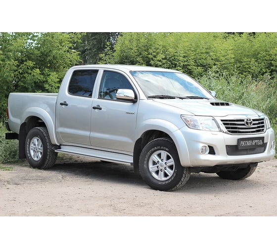 Широкие брызговики Русская Артель с выносом 50мм для Toyota Hilux 2011-2013 BTH-043300