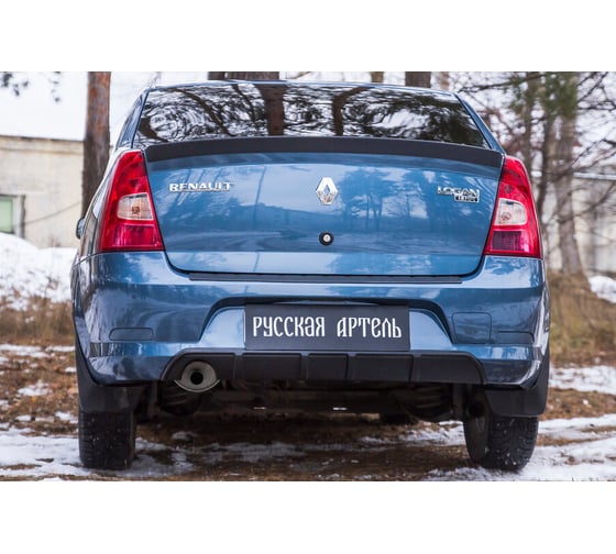 Диффузор на задний бампер Русская Артель для Renault Logan 2010-2013 TOR-178602