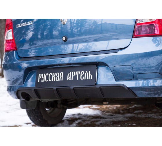 Диффузор на задний бампер Русская Артель для Renault Logan 2010-2013 TOR-178602