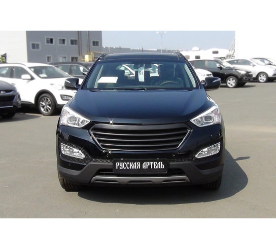 Решетка радиатора Русская Артель с металлической сеткой для Hyundai Santa Fe New 2013- RRHSFN-018800