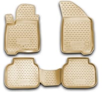 Коврики в салон Element для PEUGEOT Partner 06/2008 г.в., 4 шт., полиуретан, бежевые NLC.38.09.212