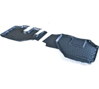 Коврики в салон Element для ISUZU NLR85 NMR85, 2 части борт, чёрные, полиуретан 0085-01-5109000-00