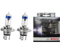 Автолампа BOSCH H4 12V 60/55W GIGALIGHT+120 2шт, картонная упаковка 1987301106