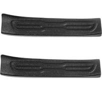 Накладки на внутренние пороги передних дверей Русская Артель для Skoda Octavia A7 2014- г.в., 2 шт. NSO-033312