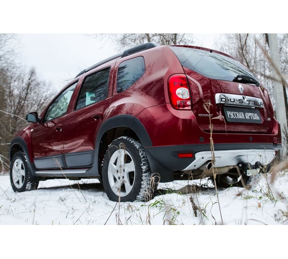Накладка заднего бампера (аэродинамический обвес) Русская Артель 2 мм, для Renault Duster 2010- г.в. NRD-007801