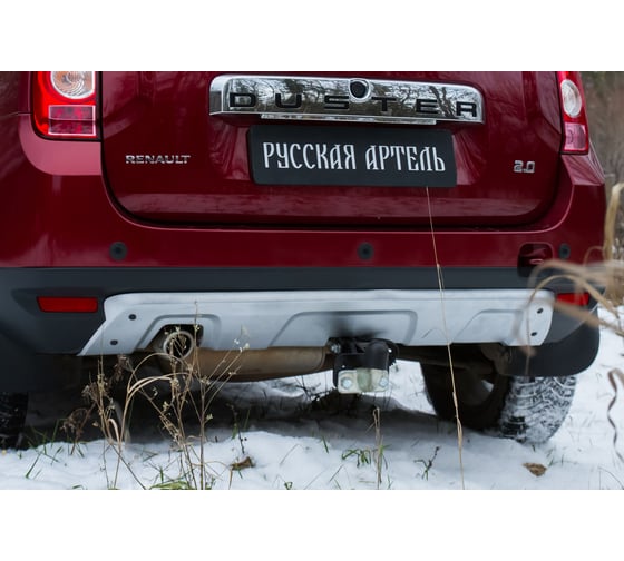 Накладка заднего бампера (аэродинамический обвес) Русская Артель 4 мм, для Renault Duster 2010- г.в. NRD-007901