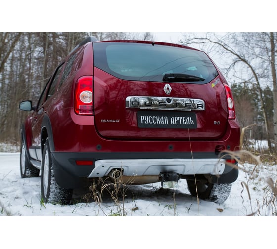 Накладка заднего бампера (аэродинамический обвес) Русская Артель 4 мм, для Renault Duster 2010- г.в. NRD-007901