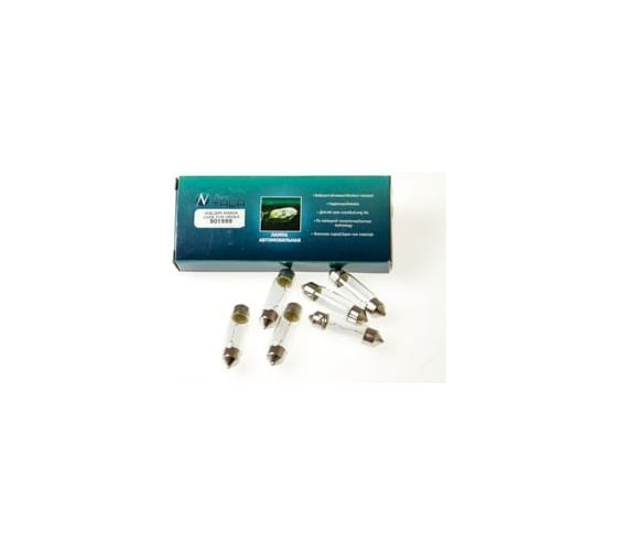 Лампа Nord-Yada C10W 12V, 38mm, SV8.5а, салон, подсветка номерного знака 901999 1