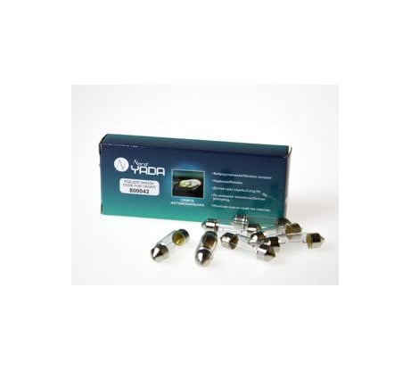 Лампа Nord-Yada C5W 12V, 36 мм, SV8.5, салонная подсветка номерного знака, 10 шт 800042