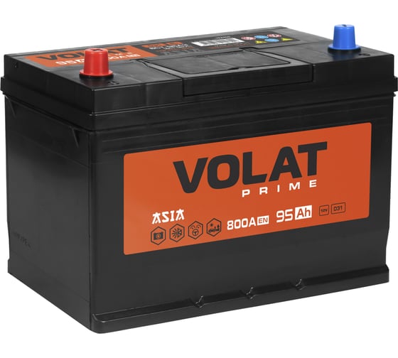 Аккумуляторная батарея VOLAT Prime Asia 95Ah R+ VP950J