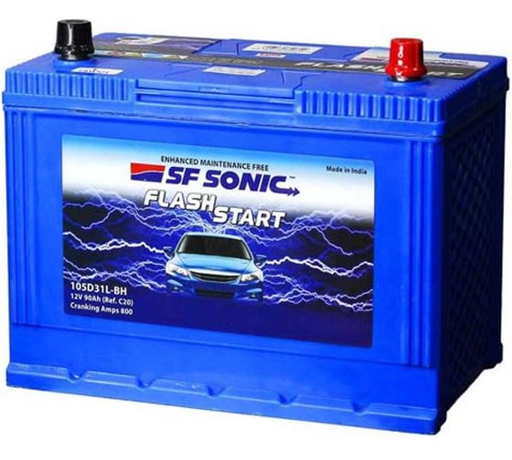 Аккумулятор SF Sonic 6СТ-90.0 (105D31L) FS-105D31L-ВН